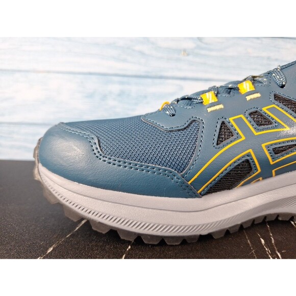 ASICS Men\'s Trail Scout 3 Running Shoes Night Sky Teal Yellow Sz 9 main image 15